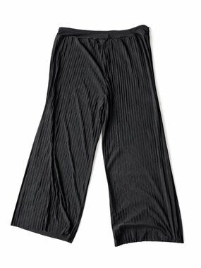 Joseph Ribkoff Black  versatili Wide Leg Pants Plus Size 22  Made in Canada